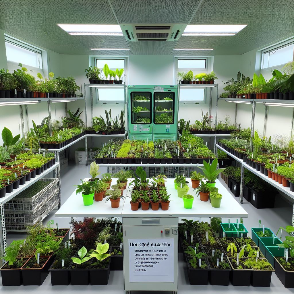 quarantine for common greenhouse diseases