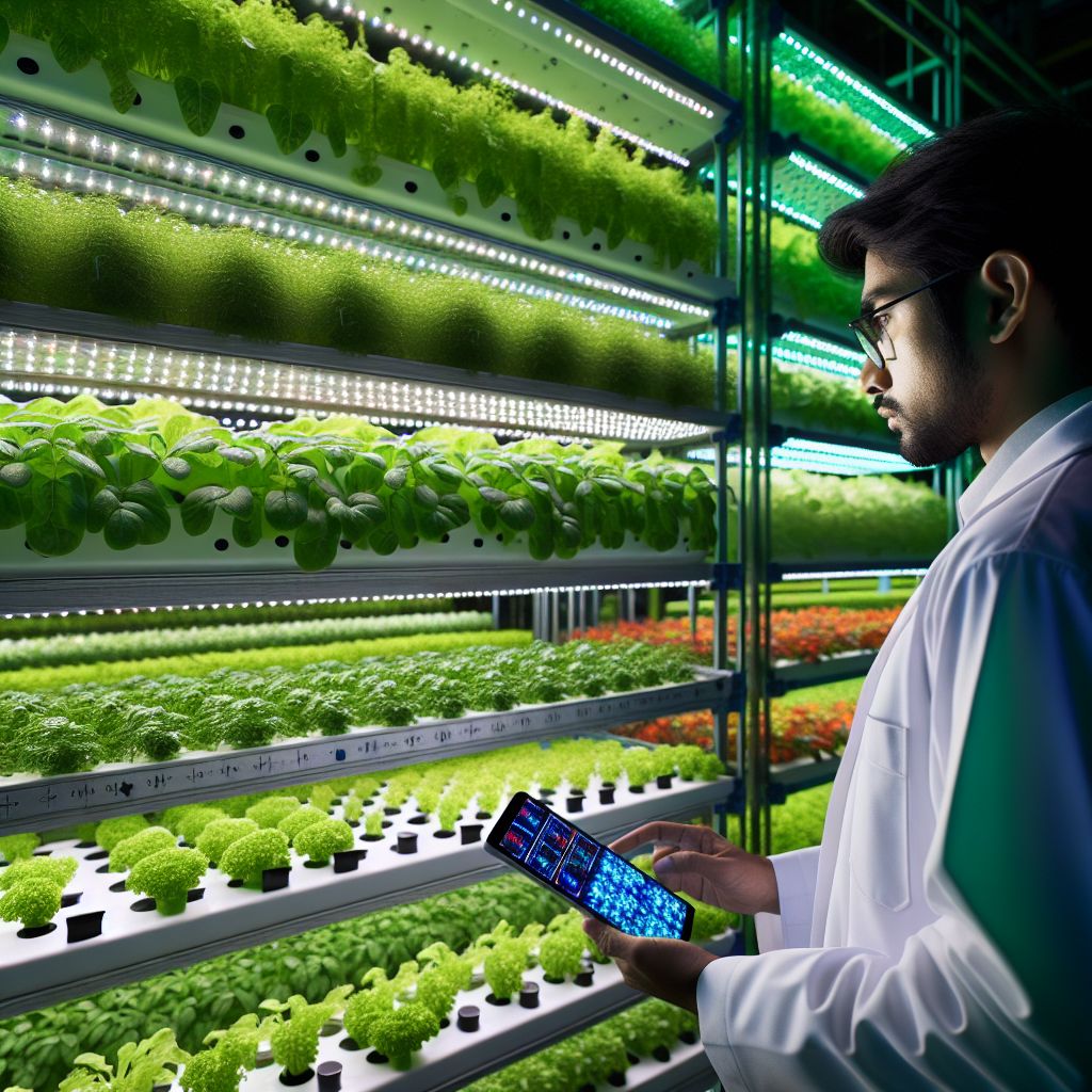 Vertical Farming: Optimal Light Intensity for Microgreen Growth