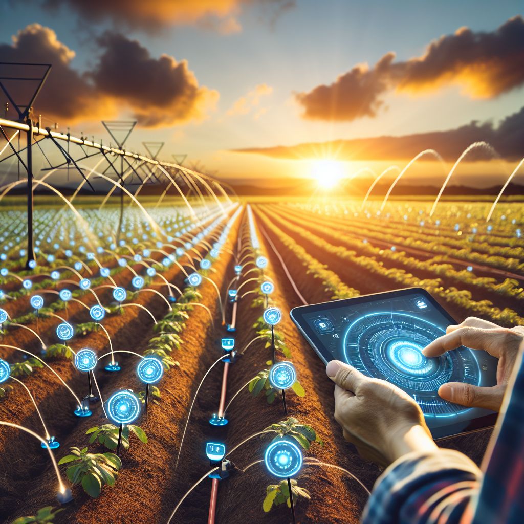 Smart agriculture communication technologies on farms