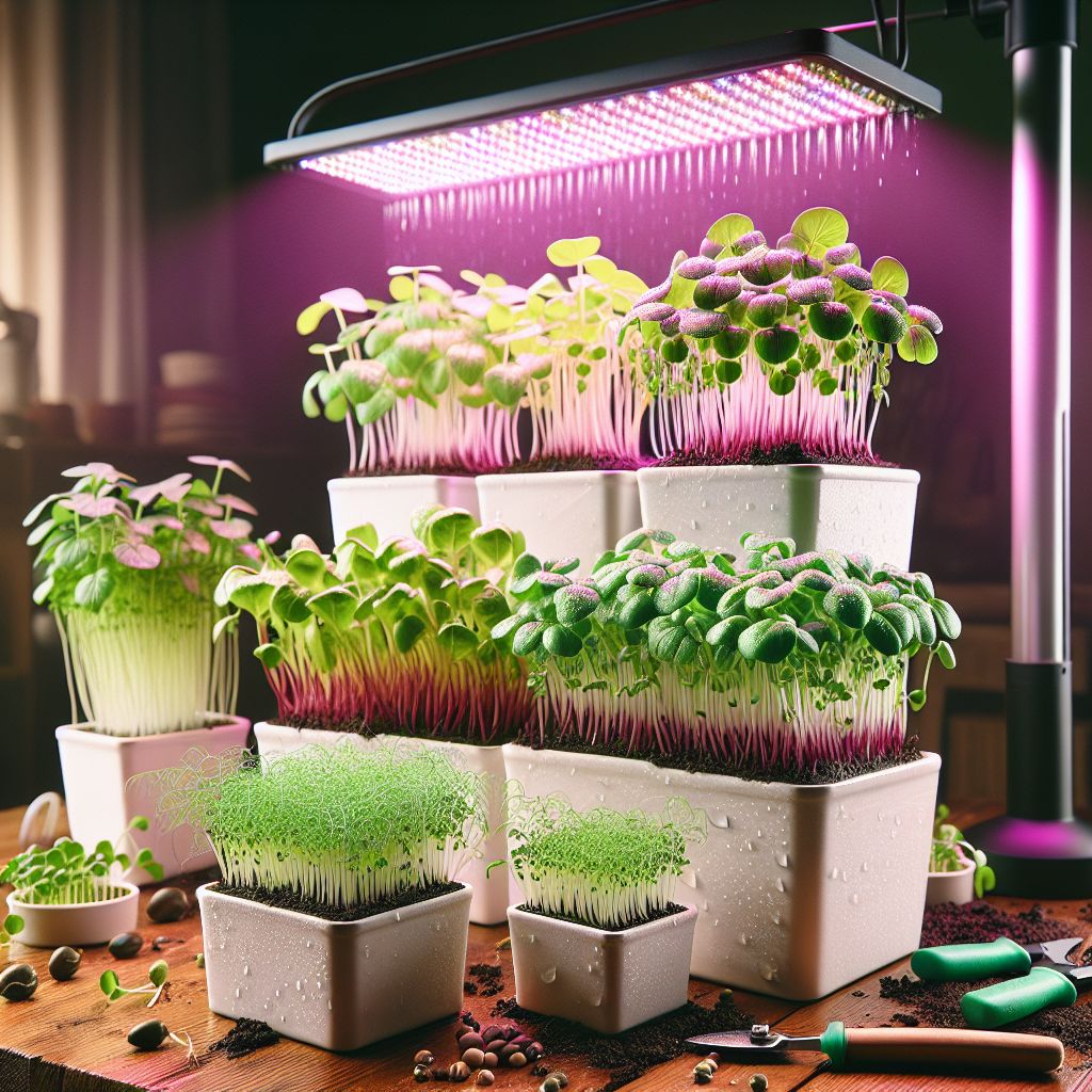 Microgreens Growing Guide: Controlled Environment Optimization & Production Tips